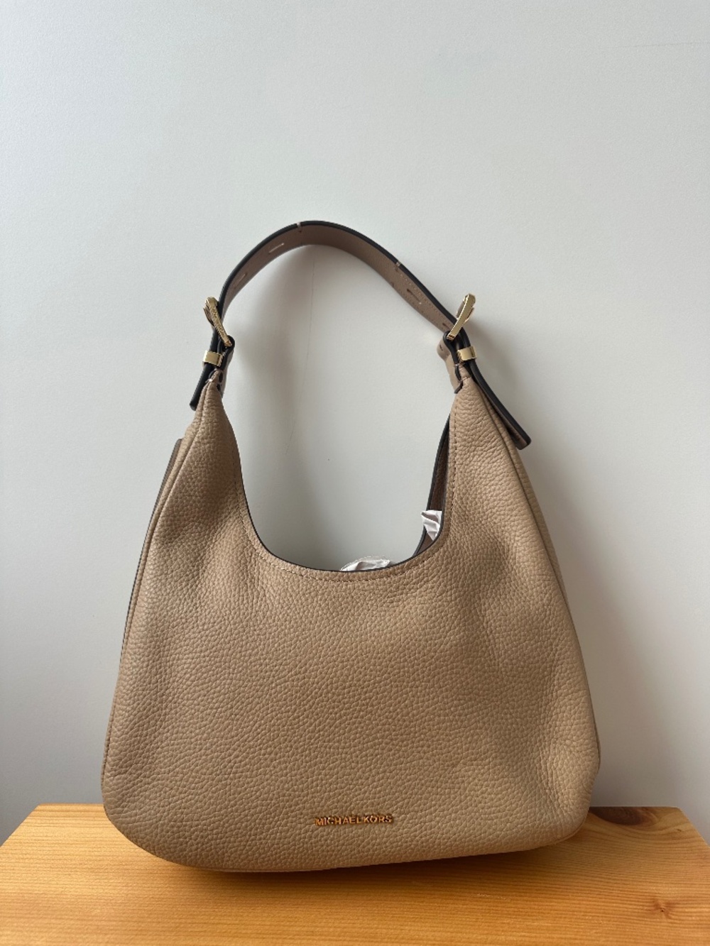 Michael Kors Nolita Camel Small Hobo Shoulder Bag